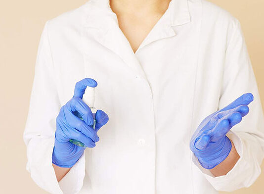 Rękawiczki nitrylowe bezpudrowe